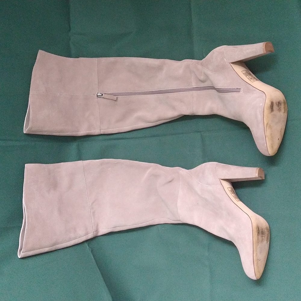 White House Black Market over the knee boots suede/leather size 7